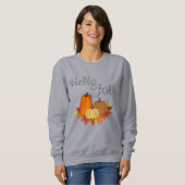 Sweatshirt d'automne - Texte modifiable (Devant entier)