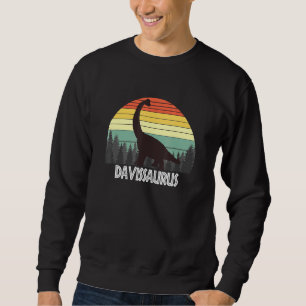 Sweatshirt Davissaurus Davis Saurus Nom