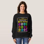 Sweatshirt Day of the Dead Sugar Skull for Kids 6th Grade Sch (Devant entier)