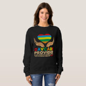 Sweatshirt Daycare Provider Children Hands Childcare 4 (Devant entier)