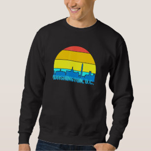 Sweatshirt Dc Souvenir les années 70 80s Retro Visit Washingt