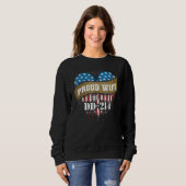 Sweatshirt Dd-214 Fier Épouse D'Un Dd-214 (Devant entier)