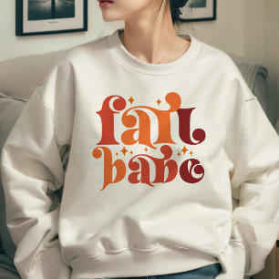 SWEATSHIRT DE BABE DE CHUTE DE CHUTE À THÈME D'AUT