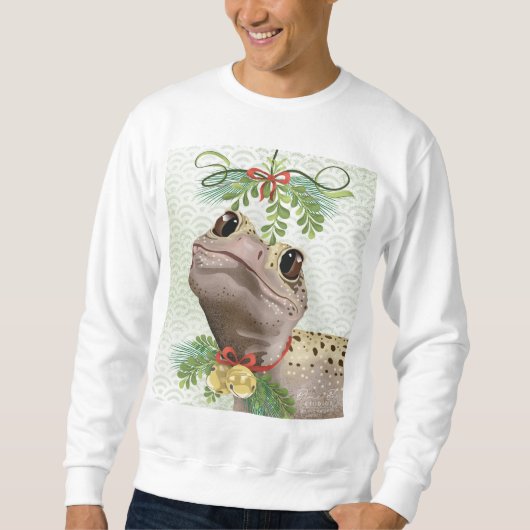 Sweatshirt de baisers Lizard de vacances (Devant)