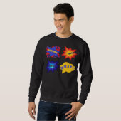 Sweatshirt de bande dessinée (Devant entier)