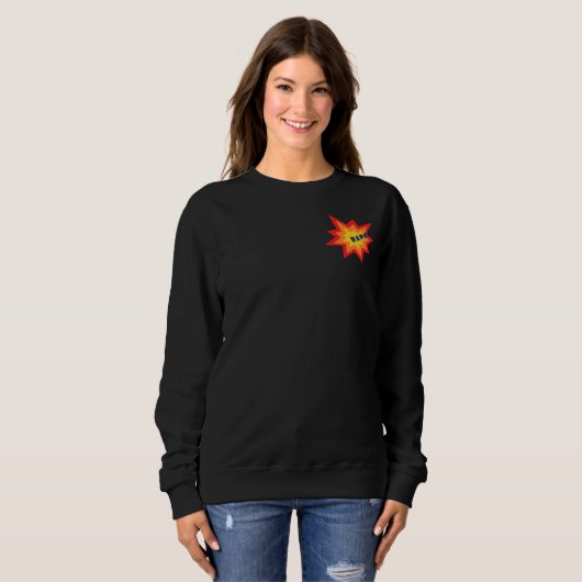 Sweatshirt de bande dessinée (Devant entier)