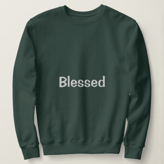 Sweatshirt de base béni des femmes (Design devant)