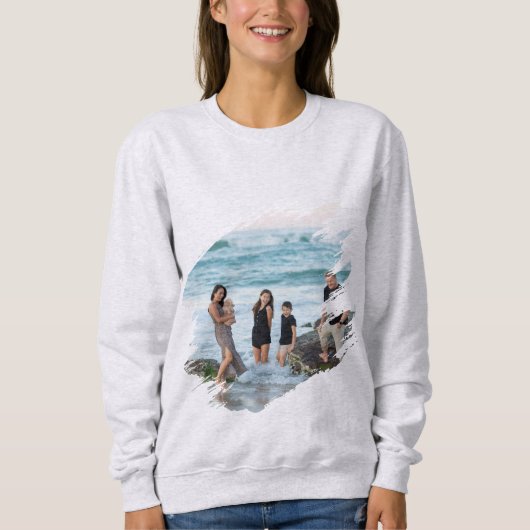 Sweatshirt de base confortable avec impression de (Devant)