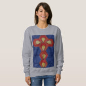 Sweatshirt de base Cross Motif Ladies (Devant entier)