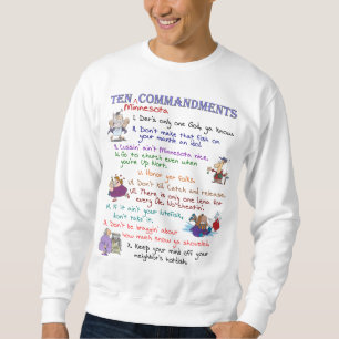 Sweatshirt de base de Dix commandements du
