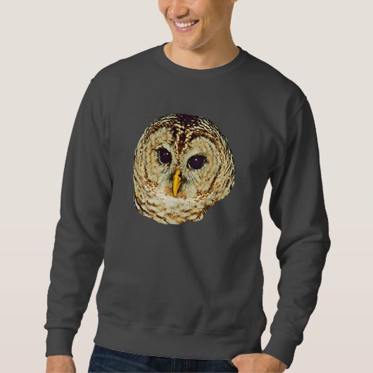 Sweatshirt de base de hibou barré (Devant)