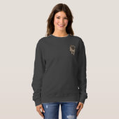 Sweatshirt de base de la poche des femmes (Devant entier)