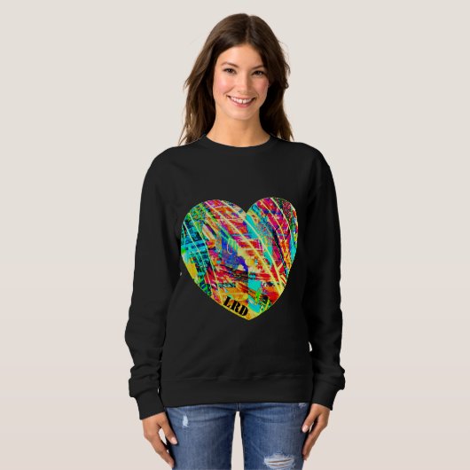 Sweatshirt de base de patchs cardiaques LRD (Devant entier)