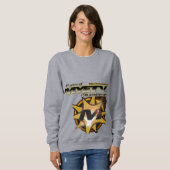 Sweatshirt de base des femmes de MYETV - 15 ans (Devant entier)