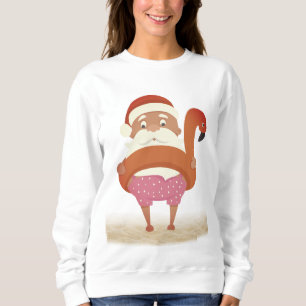Sweatshirt de base des femmes de Père Noël tropica