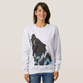 Sweatshirt de base des femmes Imaginaires Wolf (Devant entier)