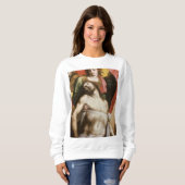 Sweatshirt de base des femmes L'ANGEL SOUTIENT LE  (Devant entier)