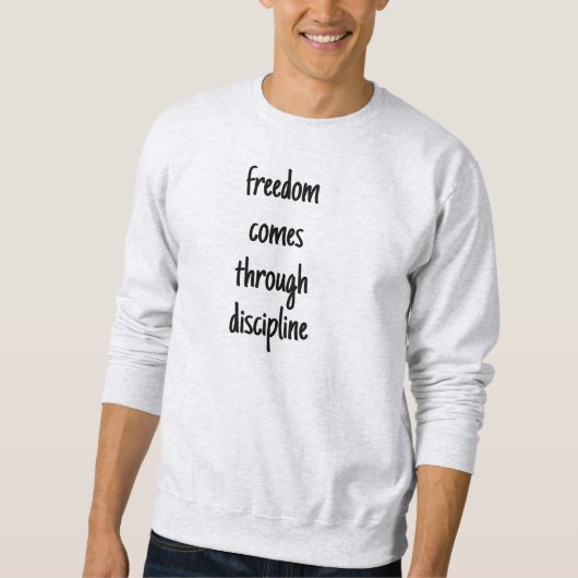 Sweatshirt de base des hommes de la liberté (Devant)