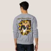 Sweatshirt de base masculin de MYETV - 15 ans (Dos entier)