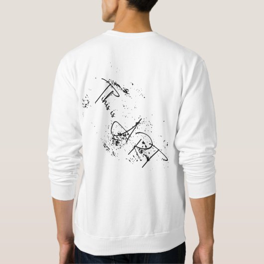 Sweatshirt de base moderne Premium pour hommes (Dos)