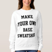 SWEATSHIRT de base personnalisé pour femmes (Devant)