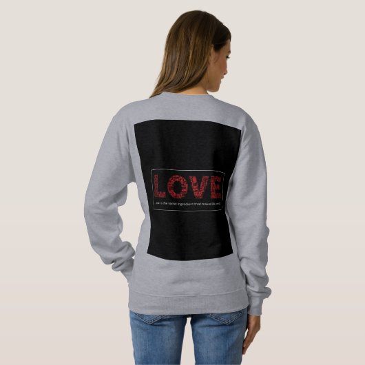 Sweatshirt de base pour femmes - Confort classique (Dos entier)