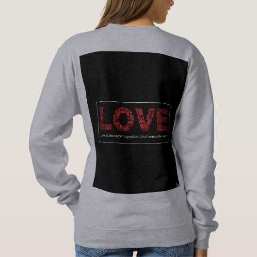 Sweatshirt de base pour femmes - Confort classique (Dos)