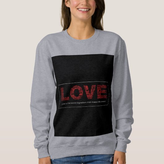 Sweatshirt de base pour femmes - Confort classique (Devant)