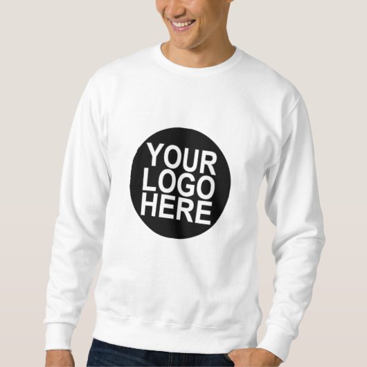 Sweatshirt de base pour hommes - White Ajouter le (Devant)