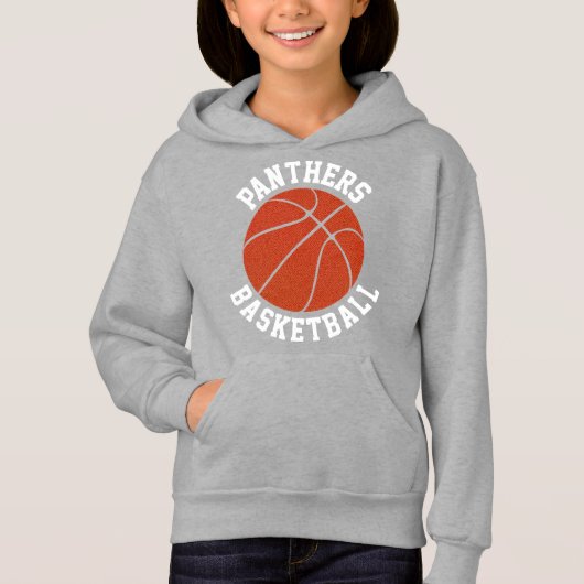 Sweatshirt de basket-ball pour filles personnalisé (Devant)