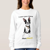 Sweatshirt de Boston Terrier (Devant)