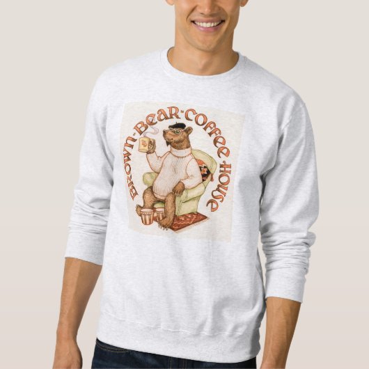 Sweatshirt de café d'ours Brown (Devant)
