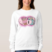 Sweatshirt de canicule rose Valentine (Devant)