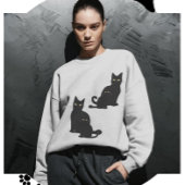 sweatshirt de chat noir