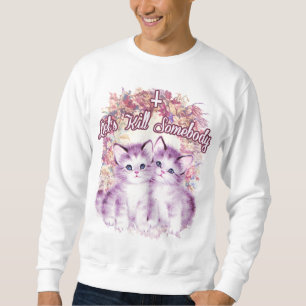 Sweatshirt de chatons de tueur