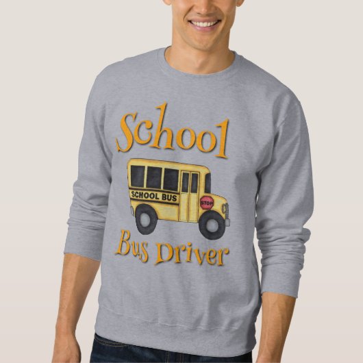 Sweatshirt de chauffeur de bus scolaire (Devant)