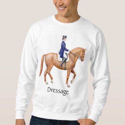 Sweatshirt de cheval de dressage (Devant)