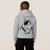 Sweatshirt de chiot Sweat - shirt à capuche de l'e (Dos entier)