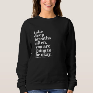 Sweatshirt de citations inspirées