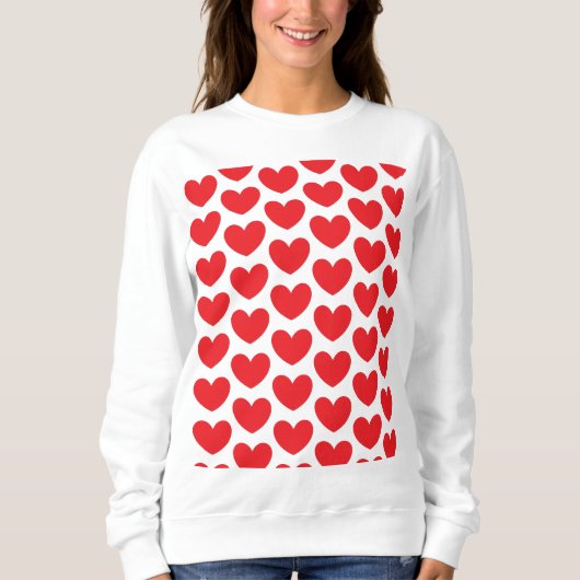 Sweatshirt de coeur doux (Devant)