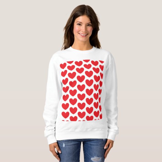 Sweatshirt de coeur doux (Devant entier)