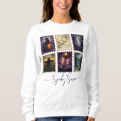 Sweatshirt de collection de timbres d'Halloween (Devant)
