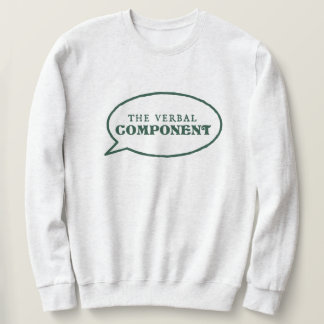 Sweatshirt de composants verbaux - gris clair