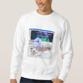 Sweatshirt de Crewneck de fleurs de cerisier de (Devant)