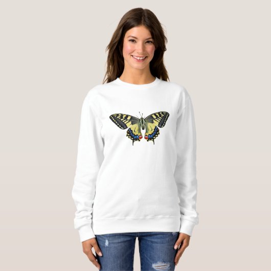 Sweatshirt de Crewneck de papillon (Devant entier)