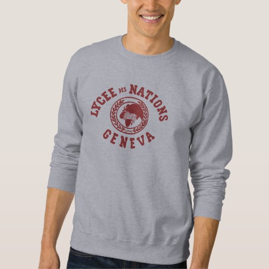 Sweatshirt de cru de nations de DES de Lycée (Devant)