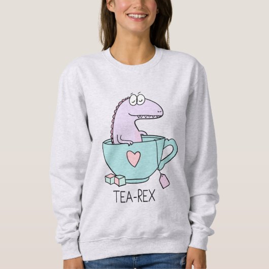 Sweatshirt de Cute Tea-Rex (Devant)