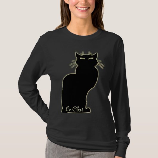 Sweatshirt de dames de chat de sweat - shirt à (Devant)