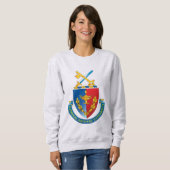 Sweatshirt de dames de NDU (Devant entier)
