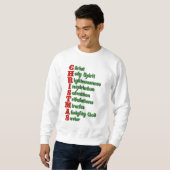 SWEATSHIRT DE DÉFINITION NOËL… (Devant entier)